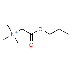 ChemSpider 2D Image | N,N,N-Trimethyl-2-oxo-2-propoxyethanaminium | C8H18NO2
