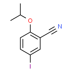 ChemSpider 2D Image | 5-Iodo-2-isopropoxybenzonitrile | C10H10INO