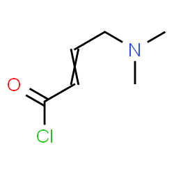 ChemSpider 2D Image | 4-(Dimethylamino)-2-butenoyl chloride | C6H10ClNO