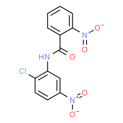 ChemSpider 2D Image | N-(2-Chloro-5-nitrophenyl)-2-nitrobenzamide | C13H8ClN3O5