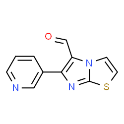 ChemSpider 2D Image | 6-(Pyridin-3-yl)imidazo[2,1-b]thiazole-5-carbaldehyde | C11H7N3OS