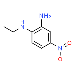 ChemSpider 2D Image | N1-ethyl-4-nitro-1,2-benzenediamine | C8H11N3O2