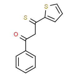 ChemSpider 2D Image | 1-Phenyl-3-(2-thienyl)-3-thioxo-1-propanone | C13H10OS2