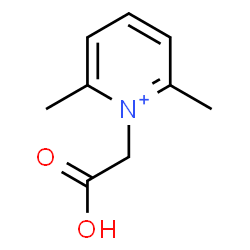 ChemSpider 2D Image | 1-(Carboxymethyl)-2,6-dimethylpyridinium | C9H12NO2