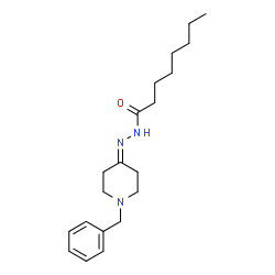 ChemSpider 2D Image | N'-(1-Benzyl-4-piperidinylidene)octanehydrazide | C20H31N3O
