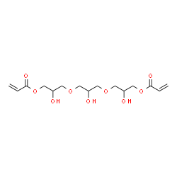 ChemSpider 2D Image | (2-Hydroxy-1,3-propanediyl)bis(oxy-2-hydroxy-3,1-propanediyl) bisacrylate | C15H24O9