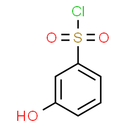 ChemSpider 2D Image | 3-Hydroxybenzenesulfonyl chloride | C6H5ClO3S