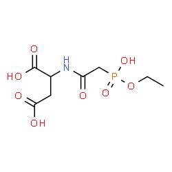 ChemSpider 2D Image | N-{[Ethoxy(hydroxy)phosphoryl]acetyl}aspartic acid | C8H14NO8P