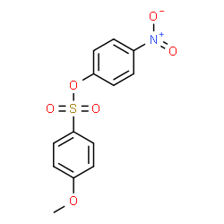 ChemSpider 2D Image | 4-Nitrophenyl 4-methoxybenzenesulfonate | C13H11NO6S