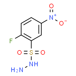 ChemSpider 2D Image | 2-Fluoro-5-nitrobenzenesulfonohydrazide | C6H6FN3O4S