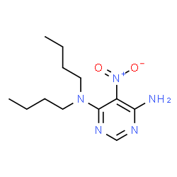 ChemSpider 2D Image | N,N-Dibutyl-5-nitro-4,6-pyrimidinediamine | C12H21N5O2