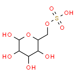 ChemSpider 2D Image | 6-O-Sulfohexopyranose | C6H12O9S