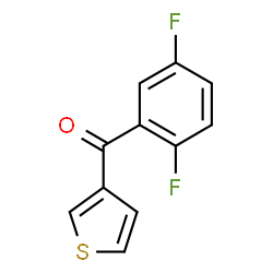 ChemSpider 2D Image | (2,5-Difluorophenyl)(3-thienyl)methanone | C11H6F2OS