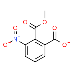ChemSpider 2D Image | 2-(Methoxycarbonyl)-3-nitrobenzoate | C9H6NO6