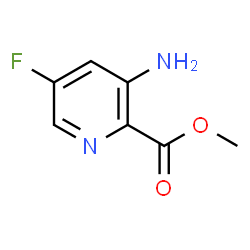 ChemSpider 2D Image | METHYL 3-AMINO-5-FLUOROPICOLINATE | C7H7FN2O2