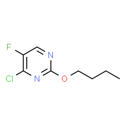 ChemSpider 2D Image | 2-Butoxy-4-chloro-5-fluoropyrimidine | C8H10ClFN2O
