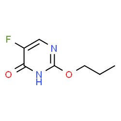 ChemSpider 2D Image | 5-Fluoro-2-propoxy-4(3H)-pyrimidinone | C7H9FN2O2