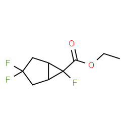 ChemSpider 2D Image | Ethyl 3,3,6-trifluorobicyclo[3.1.0]hexane-6-carboxylate | C9H11F3O2