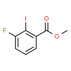 ChemSpider 2D Image | Methyl 3-fluoro-2-iodobenzoate | C8H6FIO2