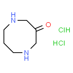 ChemSpider 2D Image | 1,5-Diazocan-3-one dihydrochloride | C6H14Cl2N2O