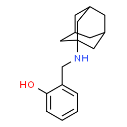 ChemSpider 2D Image | 2-[(Adamantan-1-ylamino)methyl]phenol | C17H23NO