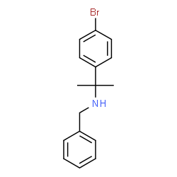ChemSpider 2D Image | N-Benzyl-2-(4-bromophenyl)-2-propanamine | C16H18BrN