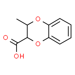 ChemSpider 2D Image | 3-Methyl-2,3-dihydro-1,4-benzodioxine-2-carboxylic acid | C10H10O4