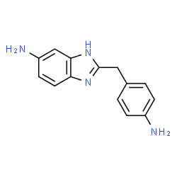 ChemSpider 2D Image | 2-(4-Aminobenzyl)-1H-benzimidazol-5-amine | C14H14N4