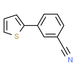 ChemSpider 2D Image | 3-thien-2-ylbenzonitrile | C11H7NS