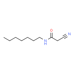 ChemSpider 2D Image | 2-Cyano-N-heptylacetamide | C10H18N2O