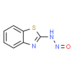 ChemSpider 2D Image | N-Nitroso-1,3-benzothiazol-2-amine | C7H5N3OS