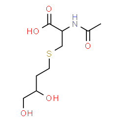 ChemSpider 2D Image | N-Acetyl-S-(3,4-dihydroxybutyl)cysteine | C9H17NO5S