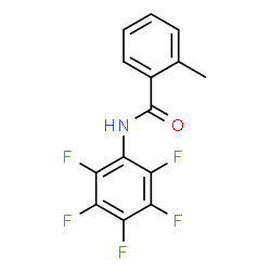 ChemSpider 2D Image | 2-Methyl-N-(pentafluorophenyl)benzamide | C14H8F5NO