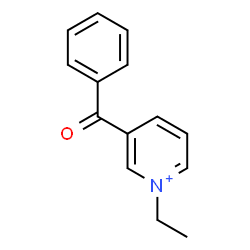 ChemSpider 2D Image | 3-Benzoyl-1-ethylpyridinium | C14H14NO