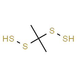 ChemSpider 2D Image | 2,2-Propanediyl dihydrodisulfide | C3H8S4