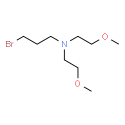ChemSpider 2D Image | 3-Bromo-N,N-bis(2-methoxyethyl)-1-propanamine | C9H20BrNO2
