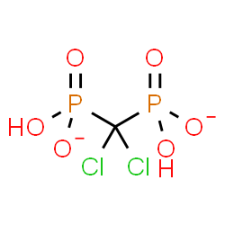 ChemSpider 2D Image | (Dichloromethylene)bis[hydrogen (phosphonate)] | CH2Cl2O6P2
