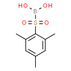 ChemSpider 2D Image | (2,4,6-trimethylphenyl)sulfonylboronic acid | C9H13BO4S