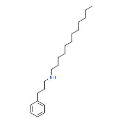ChemSpider 2D Image | N-(3-Phenylpropyl)-1-dodecanamine | C21H37N
