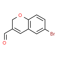 ChemSpider 2D Image | 6-Bromo-2H-chromene-3-carbaldehyde | C10H7BrO2