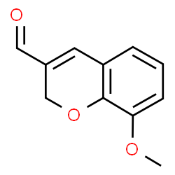 ChemSpider 2D Image | 8-Methoxy-2H-chromene-3-carbaldehyde | C11H10O3