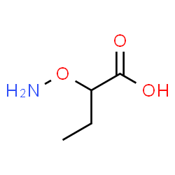 ChemSpider 2D Image | 2-(Aminooxy)butanoic acid | C4H9NO3
