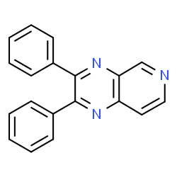 ChemSpider 2D Image | 2,3-Diphenylpyrido[3,4-b]pyrazine | C19H13N3