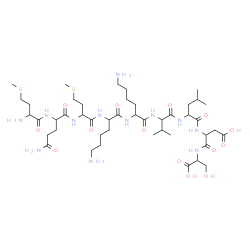 ChemSpider 2D Image | MET-GLN-MET-LYS-LYS-VAL-LEU-ASP-SER | C45H82N12O14S2