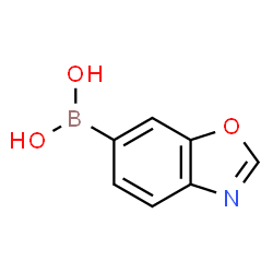ChemSpider 2D Image | 1,3-Benzoxazol-6-ylboronic acid | C7H6BNO3