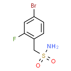 ChemSpider 2D Image | 1-(4-Bromo-2-fluorophenyl)methanesulfonamide | C7H7BrFNO2S