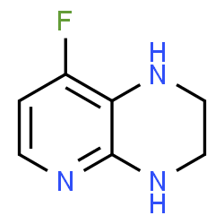 ChemSpider 2D Image | 8-Fluoro-1,2,3,4-tetrahydropyrido[2,3-b]pyrazine | C7H8FN3