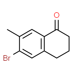 ChemSpider 2D Image | 6-Bromo-7-methyl-3,4-dihydro-1(2H)-naphthalenone | C11H11BrO