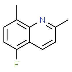 ChemSpider 2D Image | 5-Fluoro-2,8-dimethylquinoline | C11H10FN