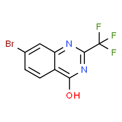 ChemSpider 2D Image | 7-Bromo-2-(trifluoromethyl)-4-quinazolinol | C9H4BrF3N2O